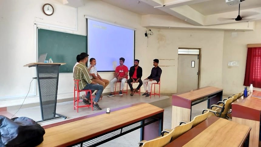 Panel discussion for student learning and idea sharing